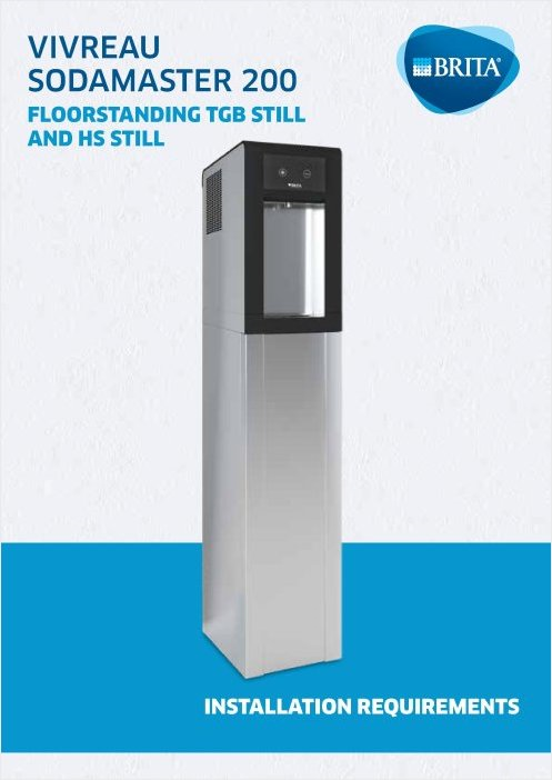 VIVREAU Sodamaster 200 Floorstanding TGB still