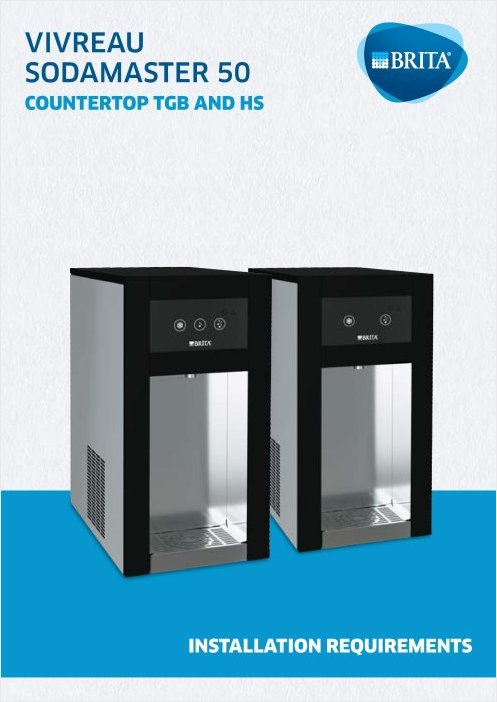 VIVREAU Sodamaster 50 Countertop TGB