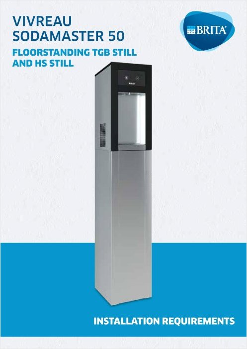 VIVREAU Sodamaster 50 Floorstanding TGB still