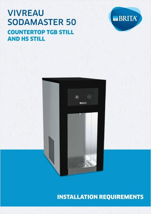 1022920 - VIVREAU Sodamaster 50 Countertop HS still