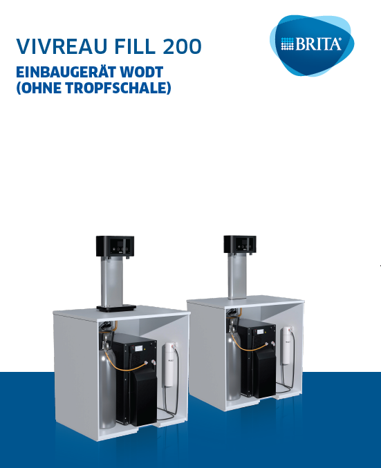 1037815 - VIVREAU Fill 200 Tap System Without Drip Tray