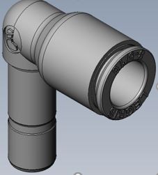 1046218 - Hitzebeständige Steckwinkel 90° 8mmS - 8mmT