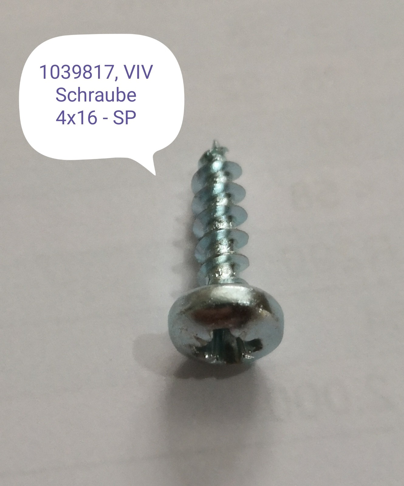 1039817 - VIV Schraube 4x16