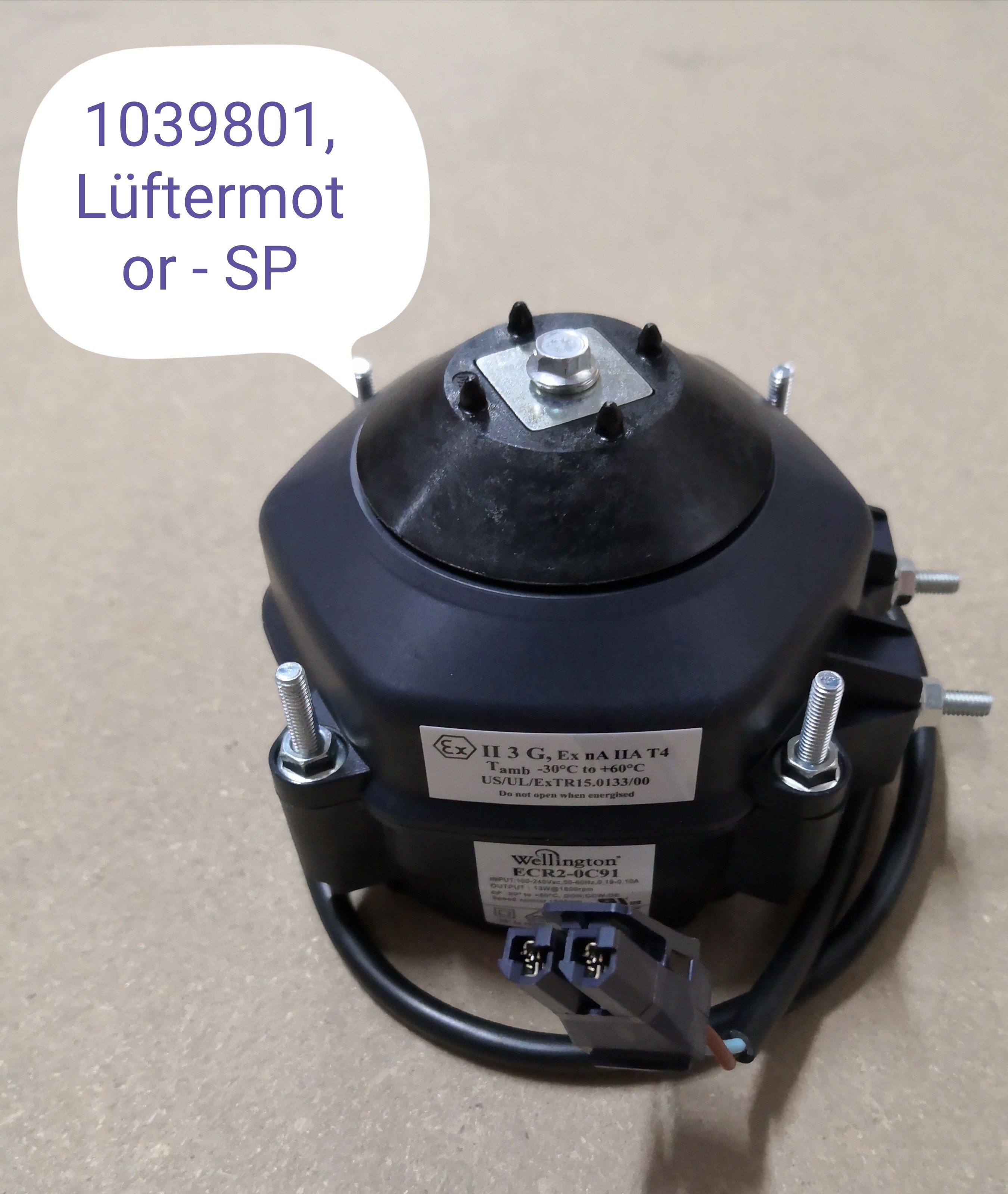 1039801 - VIV T E Lüftermotor