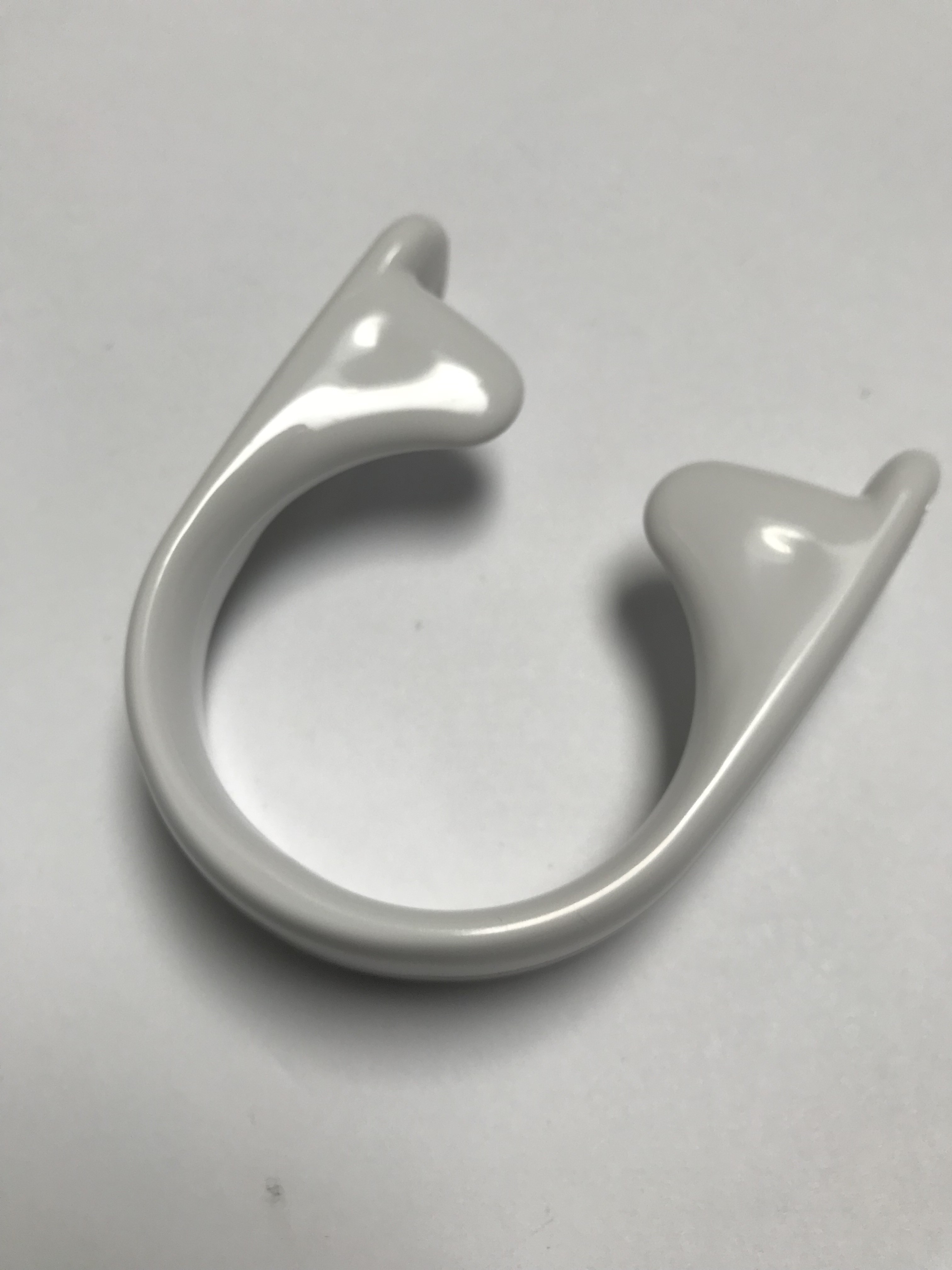 P1/2 Frontrahmen Becherhalter weiss