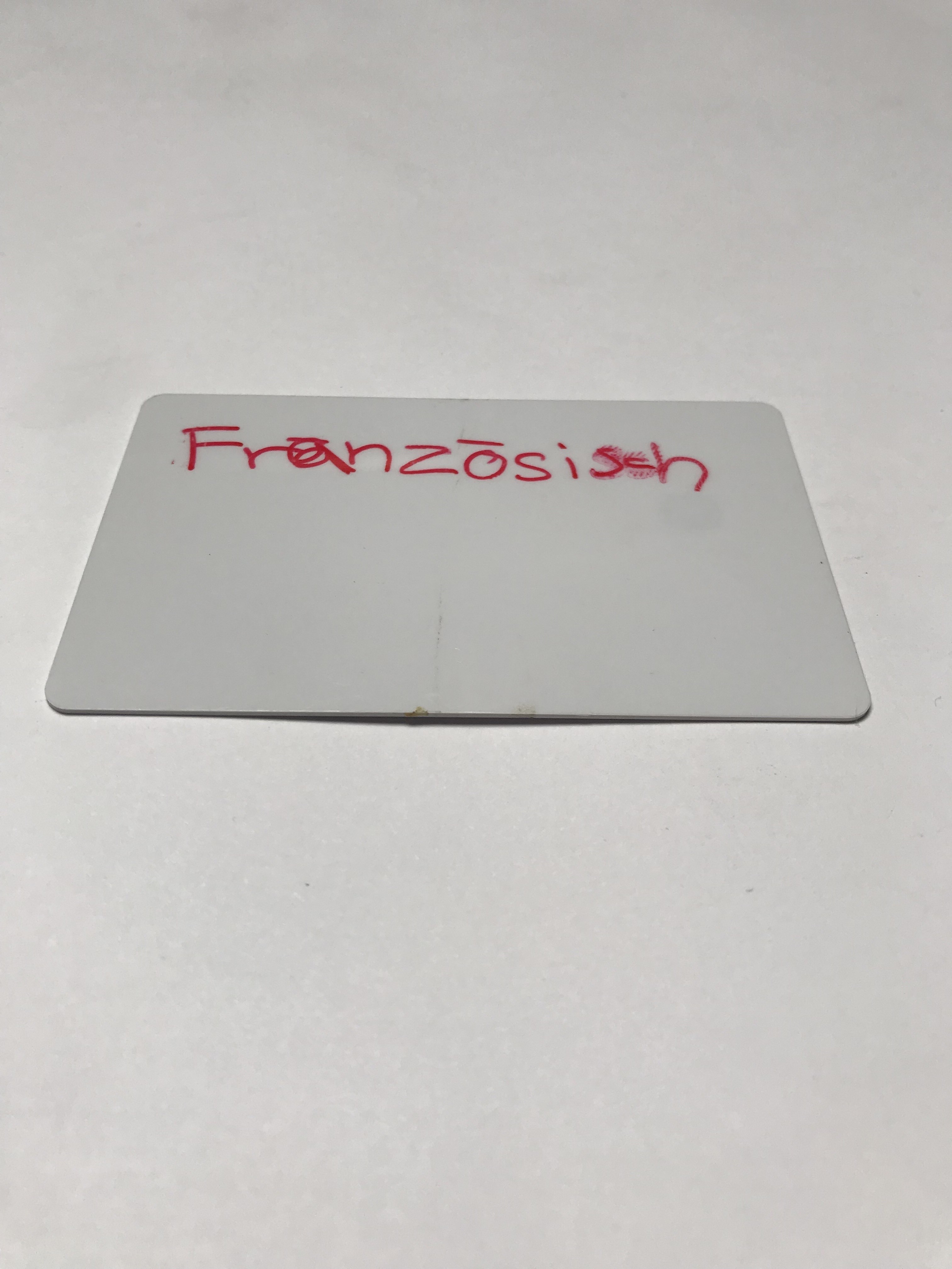 Sprachkarte Französisch