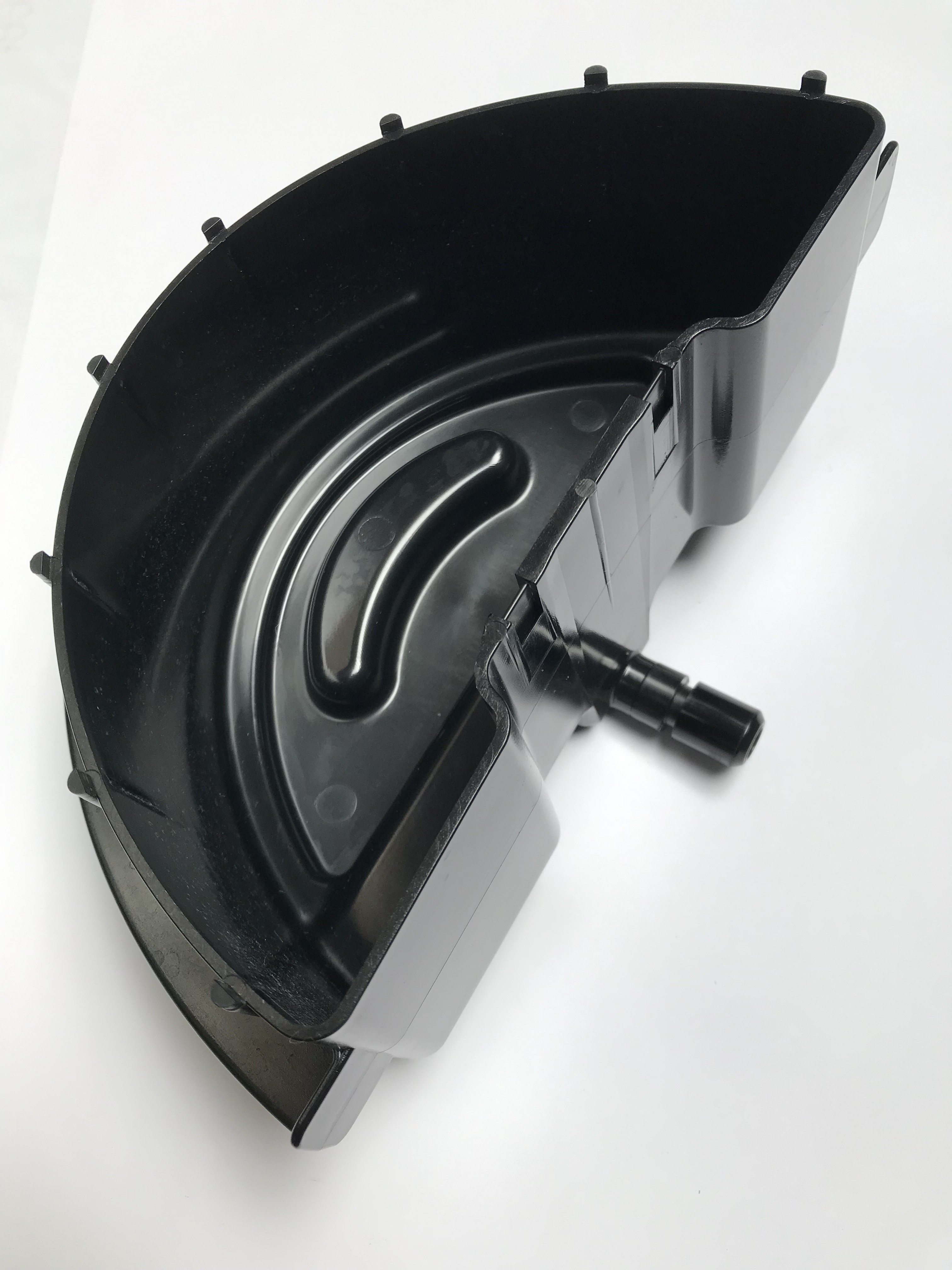 P1/2 Tropfschale Wanne schwarz