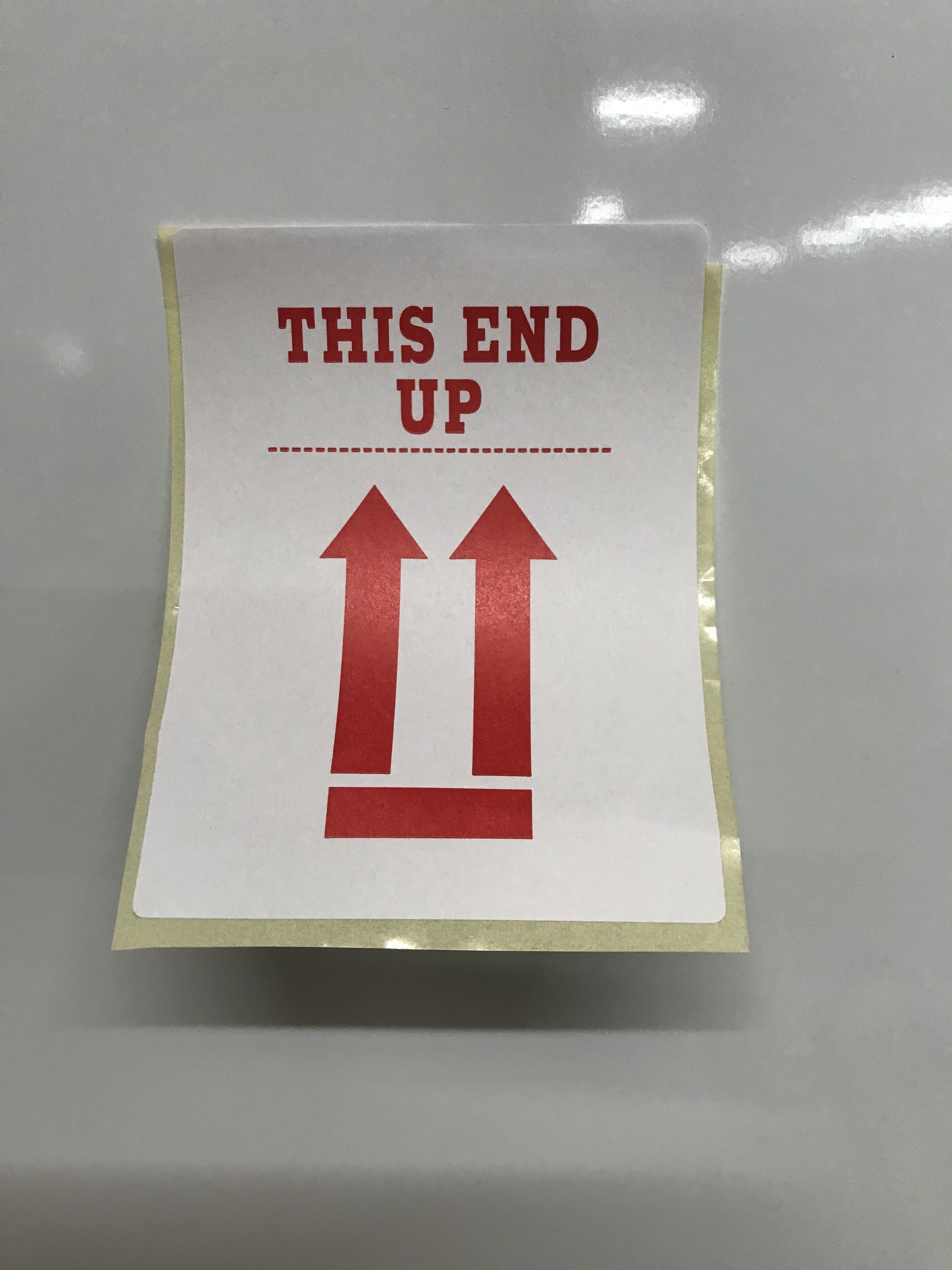 Aufkleber - This End Up