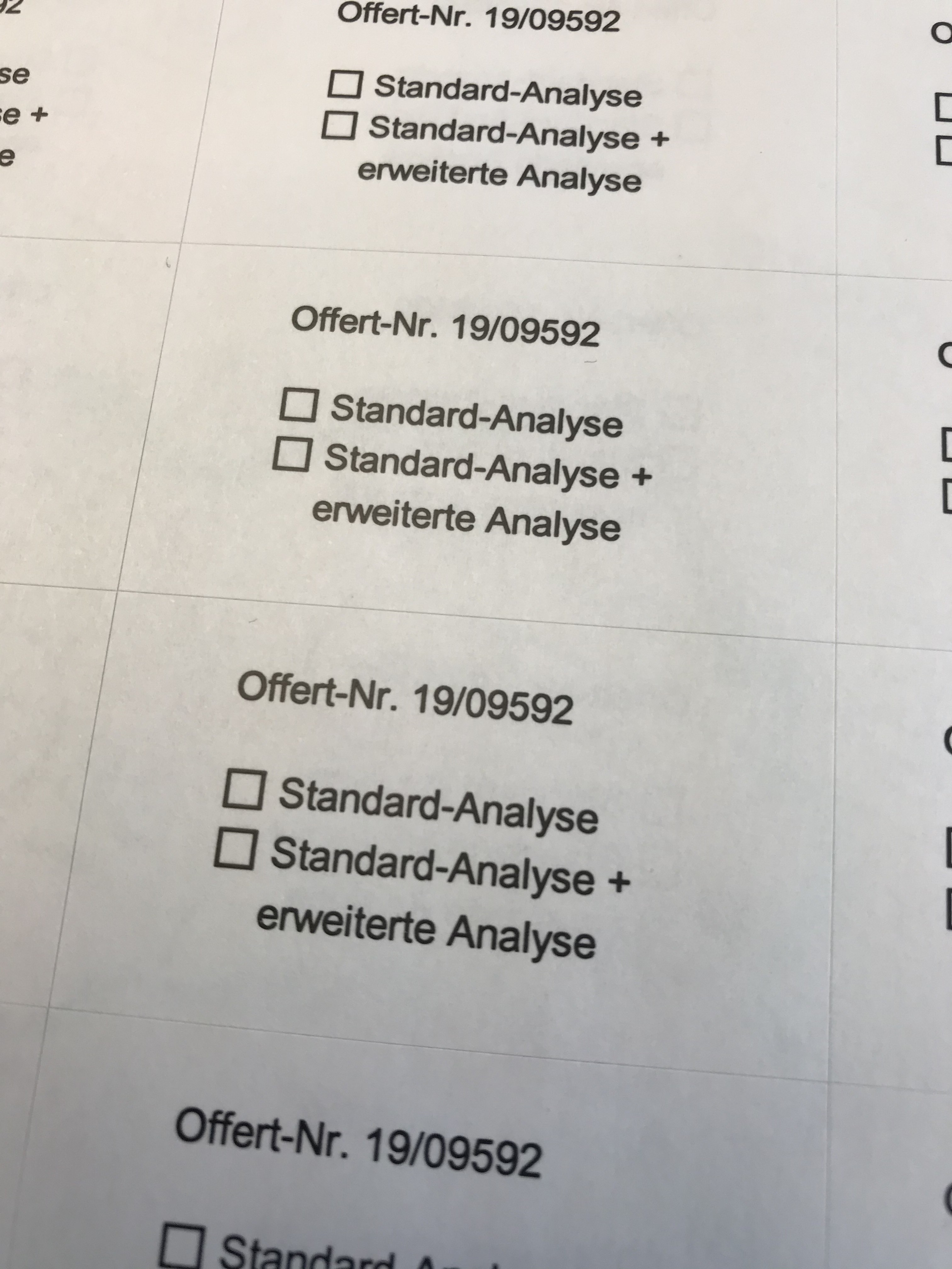 Etiketten - Bachema Analyse