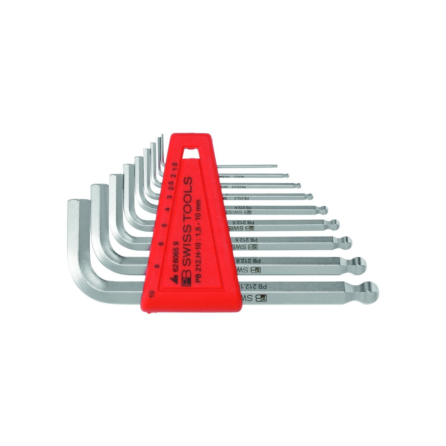 238604 - Inbusschlüsselsatz mit Kugelkopf verchromt 9