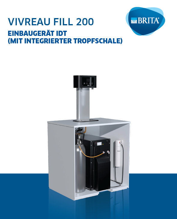 1037817 - VIVREAU Fill  200 Tap System Integrated Drip Tray