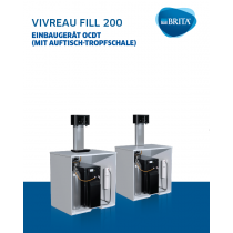 1037816 - VIVREAU Fill 200 Tap System Over the Counter Drip Tray