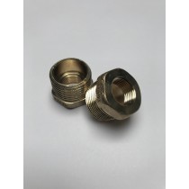 Überschnitt 3/ 4" x 3/8" Messing blank