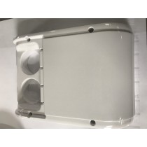 Rahmen Abdeckung Becherspender weiss