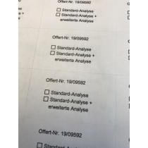 Etiketten - Bachema Analyse