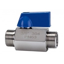 Durchgangs Kugelhahn 3/8" AG- AG