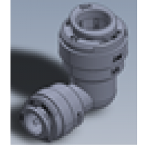 1043872 - VIV Winkelverbinder 90° DMT 3/8" - DMT 1/4"